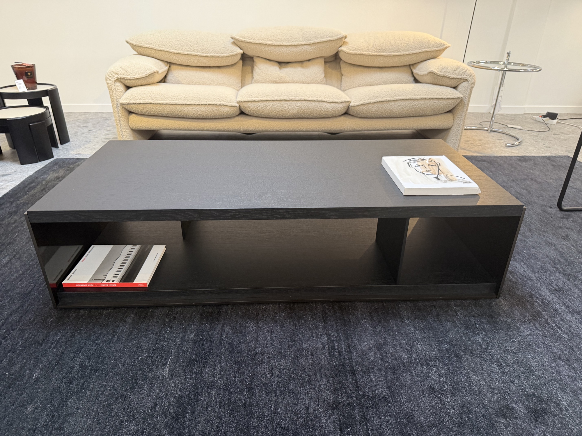 B&B Italia-salontafel Surface zwarte eik 150x70cm